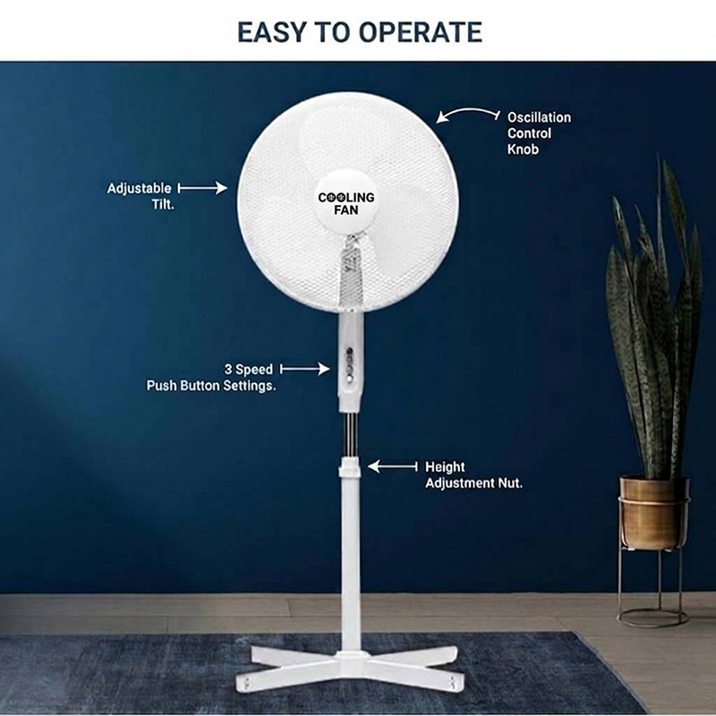 16 Inch Floor Fan - Image 8
